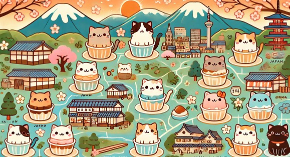 全国の猫プリン販売店一覧
