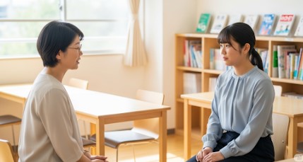 親身な個別面談と手厚い学習サポート