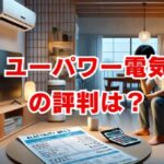 ユーパワー電気の評判は？料金プランと口コミを徹底解説