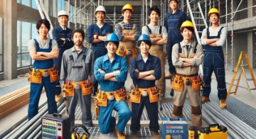 GATEN職(ガテン職)が扱う専門職種