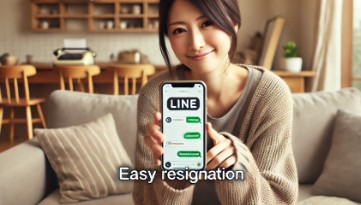 LINEで完結する手軽な手続き