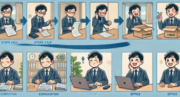 相談から退職完了までの流れ