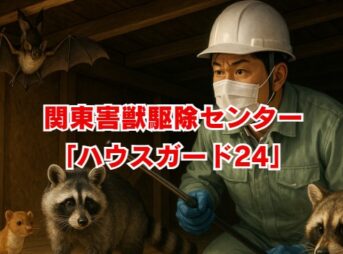 関東害獣駆除センター「ハウスガード24」の評判・関東専門の害獣駆除
