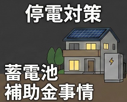 停電対策に役立つ蓄電池の補助金事情