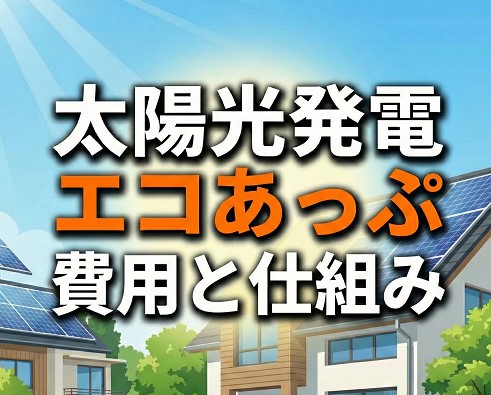 太陽光発電のエコあっぷの費用と仕組み