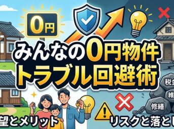 みんなの0円物件トラブル回避術｜ もらう側とあげる側の注意点