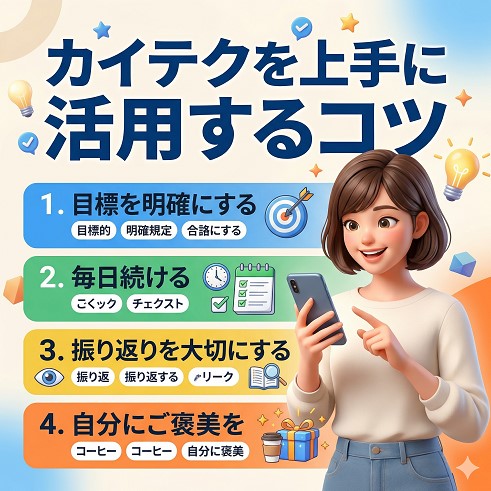 カイテクを上手に活用するためのコツ