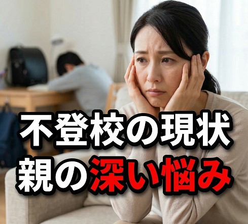 不登校の現状と親の深い悩み
