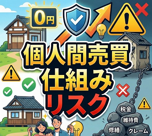 個人間売買ならではの仕組みとリスク