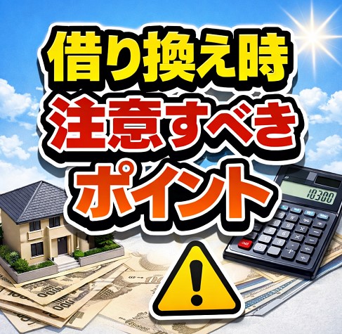借り換え時に注意すべきポイント