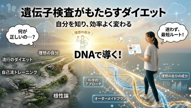 遺伝子検査がもたらすダイエット