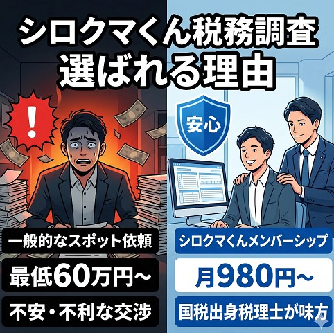 シロクマくん税務調査の魅力と選ばれる理由