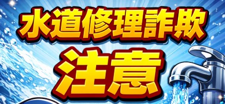 消費者庁も警告する水道修理詐欺の現実