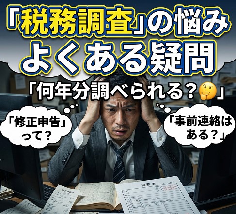 税務調査に関するよくある疑問